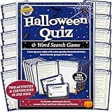 Funtastic Halloween Party Quiz Game & Word Search - A fun, entertaining activity idea to help groups socialise and have fun!