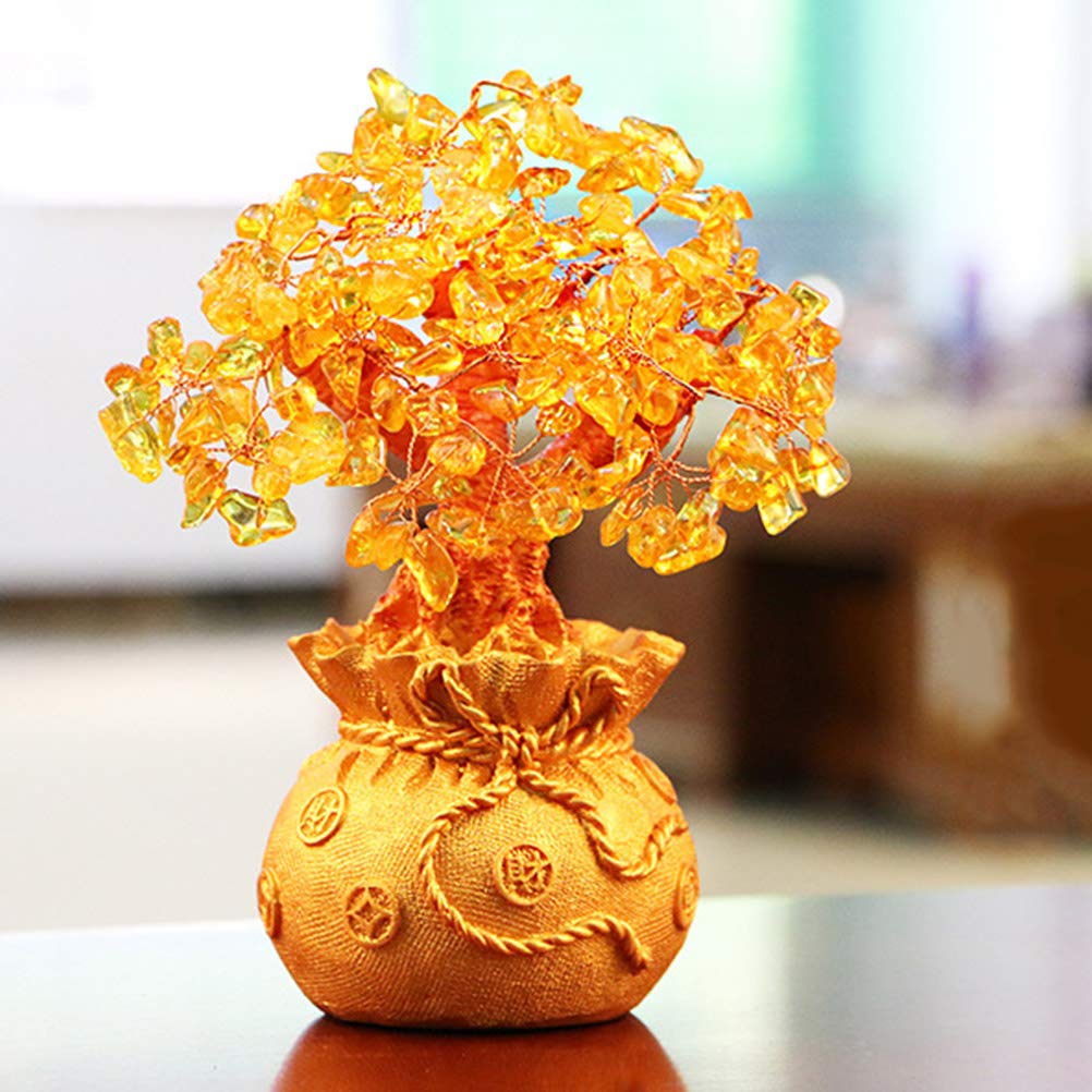 Garneck 19 cm di cristallo albero portafortuna per albero di