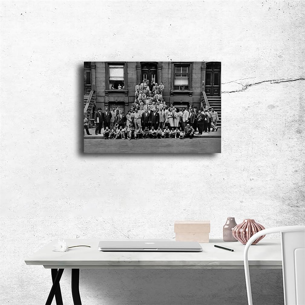 ジャズポートレートハーレム　1958年（アート ケーン）アートポスター ジャズポートレートハーレム 1958年（アート ケーン） ポスター