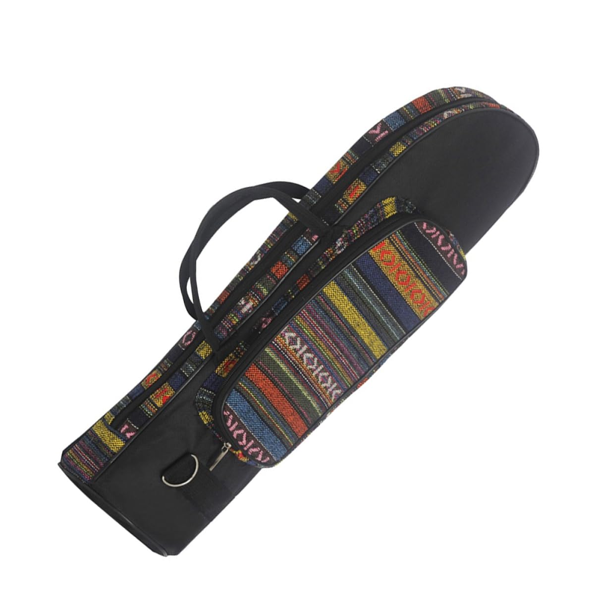 ifundom 1pieza Bolsa De Trompeta Acolchada De Oxford Práctica Funda De Instrumento Musical Diseño Portátil Compartimento Frontal Para Almacenamiento y Transporte De Trompetas