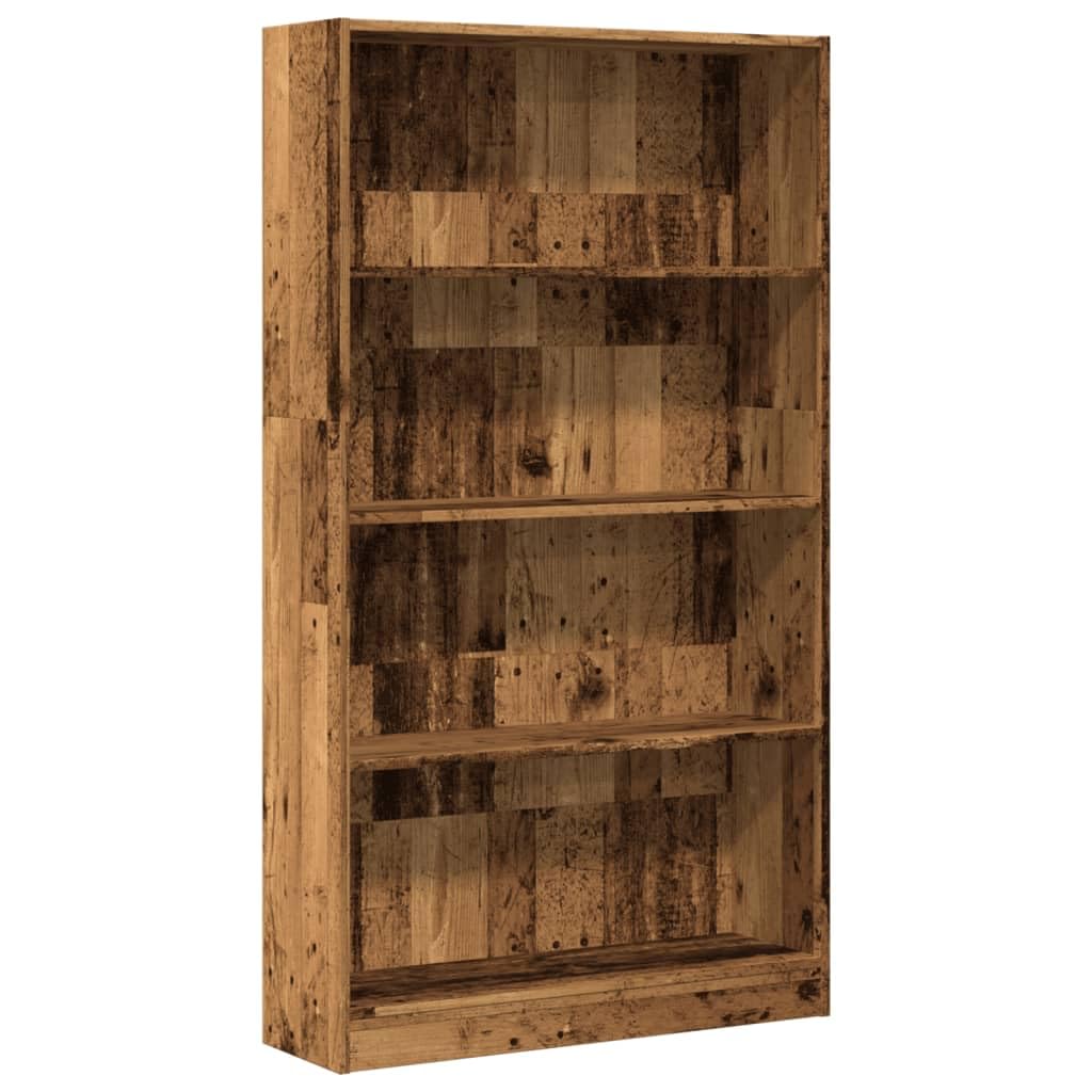 vidaXL Bookcase Old Wood 80x24x143 cm Engineered Wood — image 1