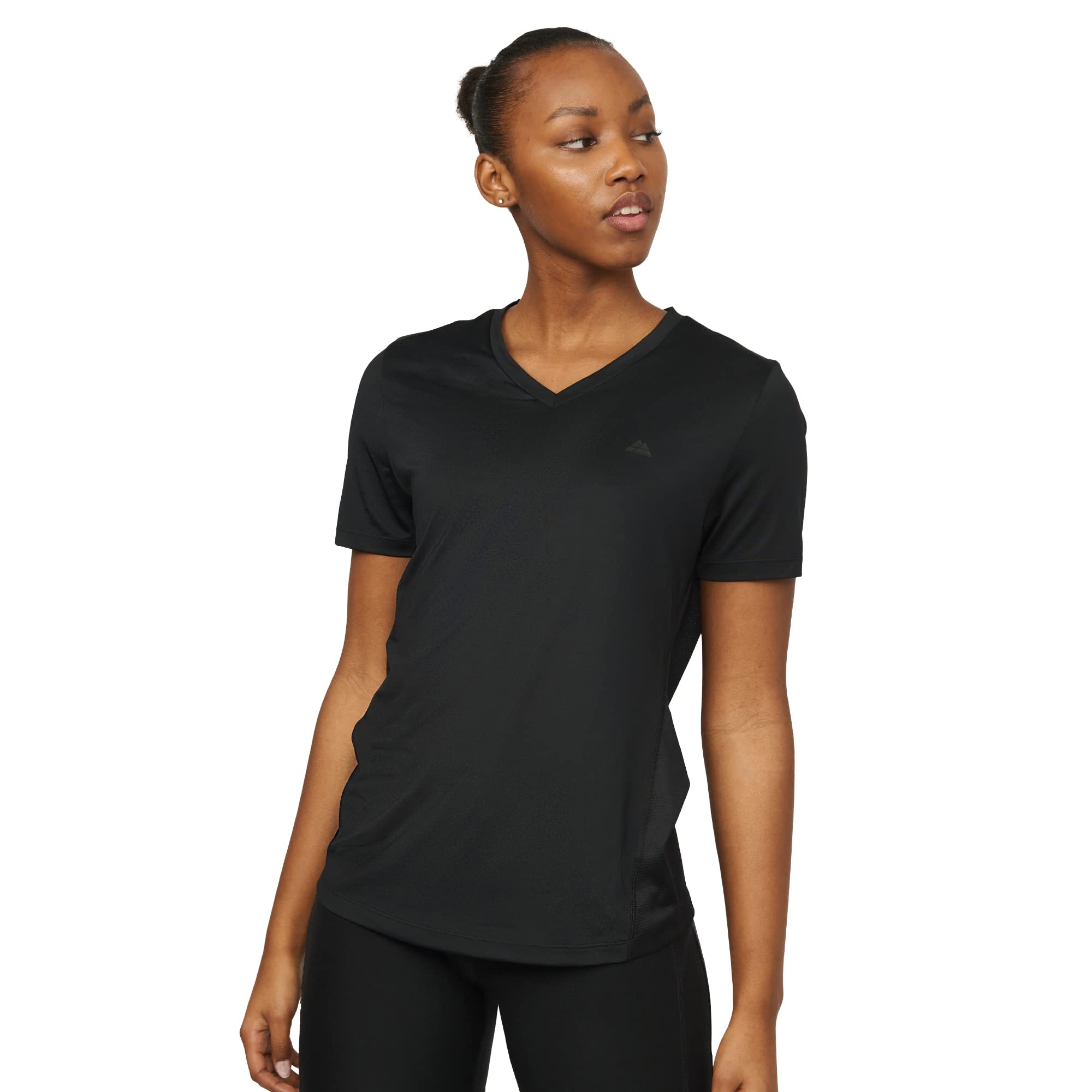 DANISH ENDURANCE Camiseta de Manga Corta de Running para Mujer, Ropa de Entrenamiento, Cuello Redondo…