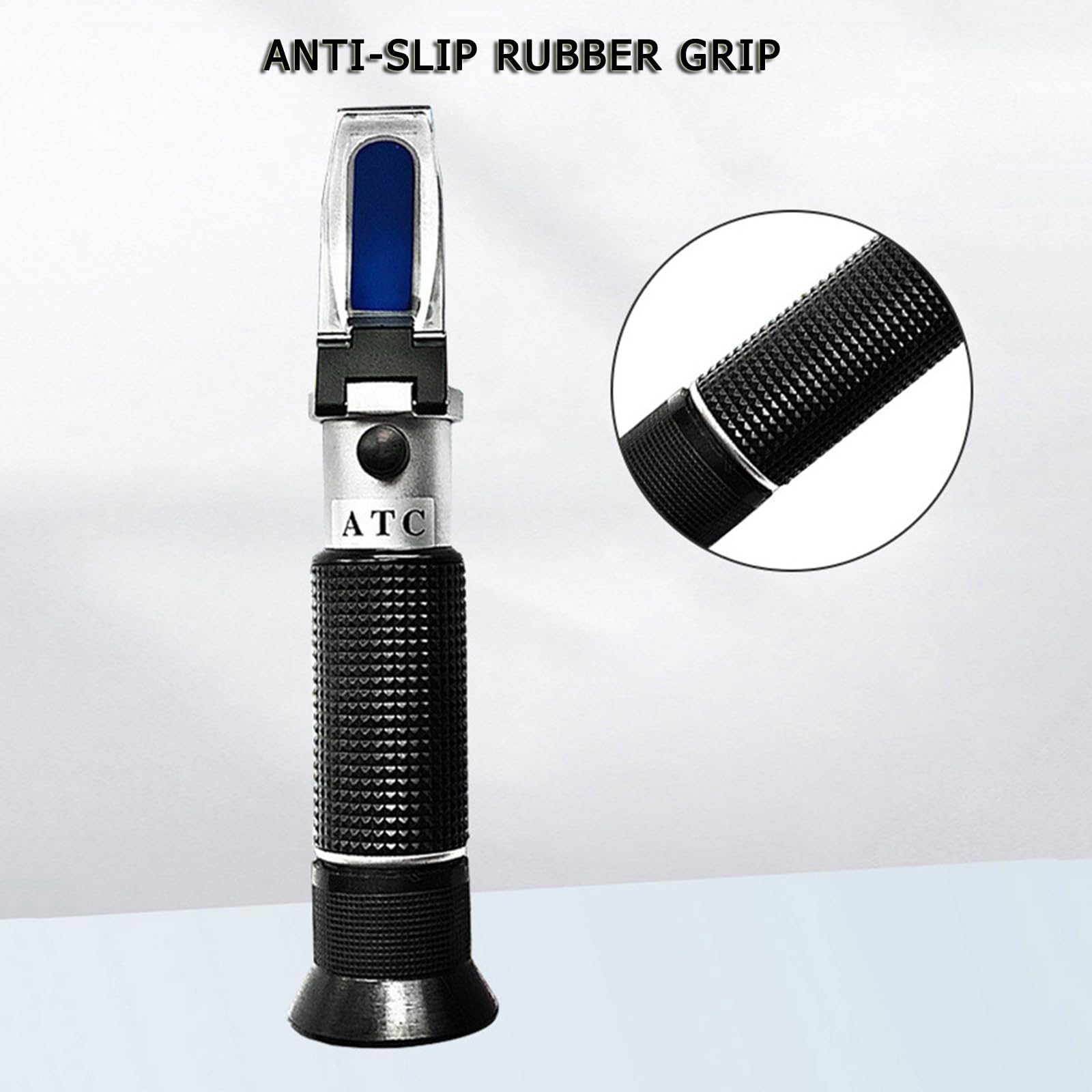 Refractómetro de cloruro de sodio, refractómetro de salinidad 0-100%, probador de agua salada portátil, hidrómetro ATC 0-100 ppt, salinómetro hecho de cobre monitoreo,Salinity Refractometer-1PCS