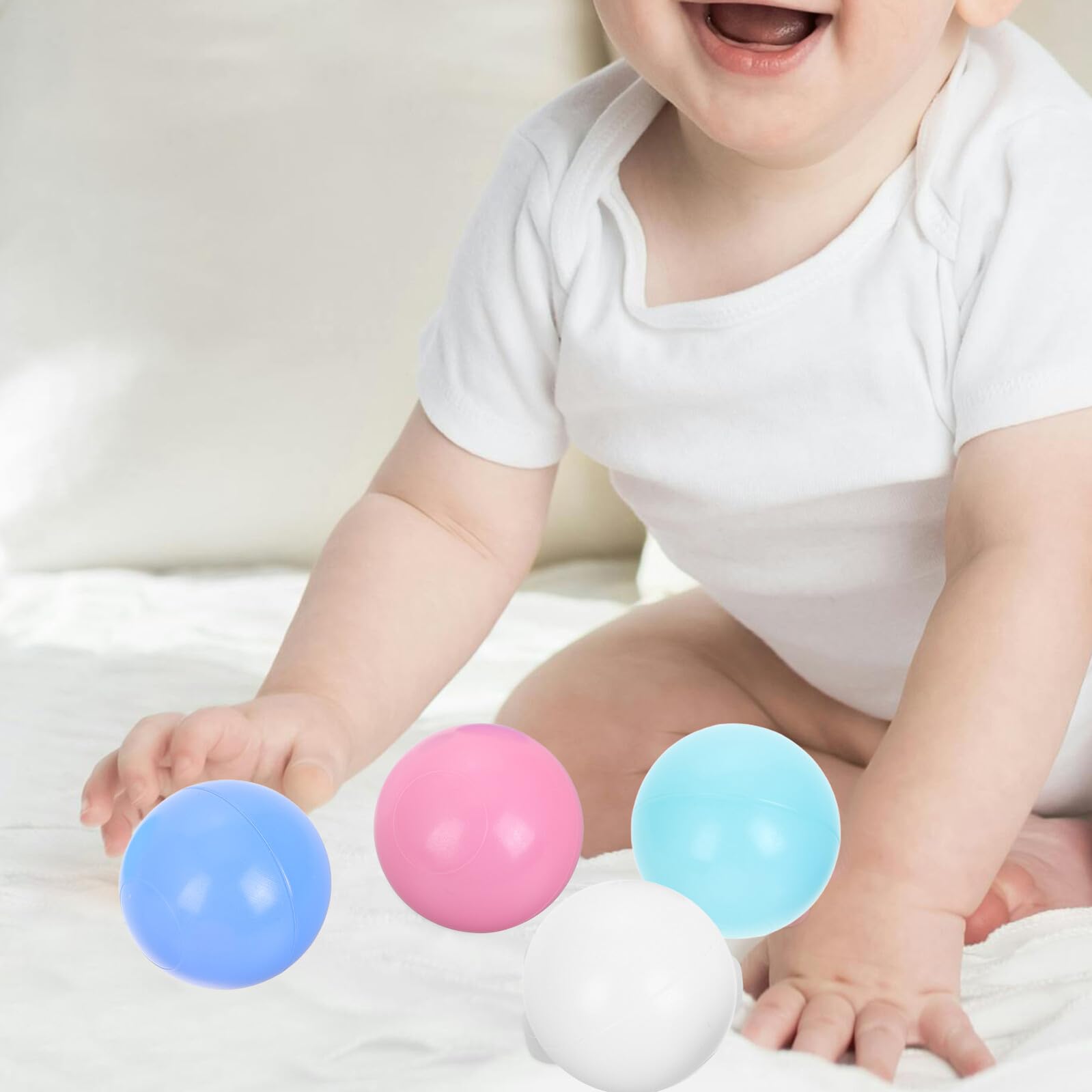 Bolas Oceánicas de Plástico 200 Piezas para Niños y Bebés