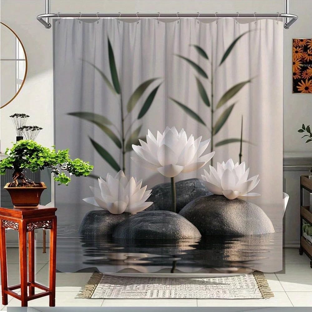 GLKSDLPO Forest Shower Curtain, With 12 Hooks, Forestthemed Bathroom Decor, Suitable A Relaxing Bath Bathroom Decoration(170x210cm/67x83in(WxH)