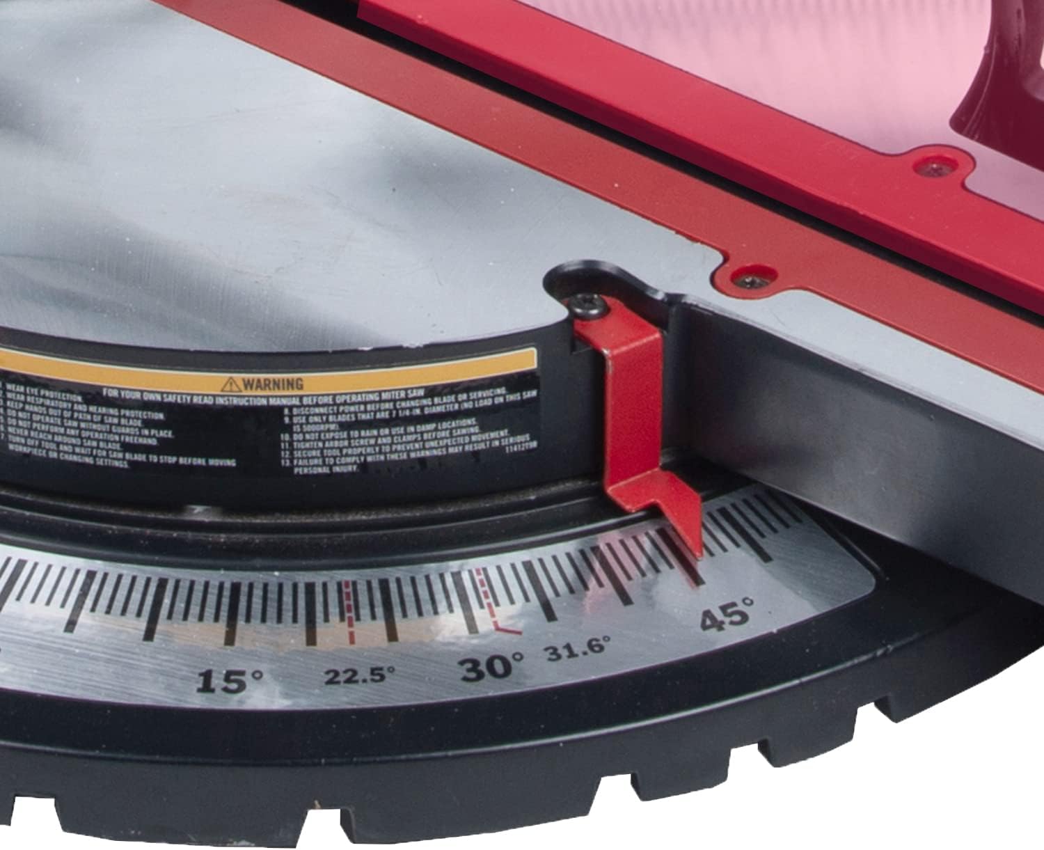 GENERAL INTERNATIONAL 12" Compound Sliding Miter Saw - 15A Dual Slide Rail Chop Saw with 0-45° Bevel & 1mW Laser Alignment System - MS3008