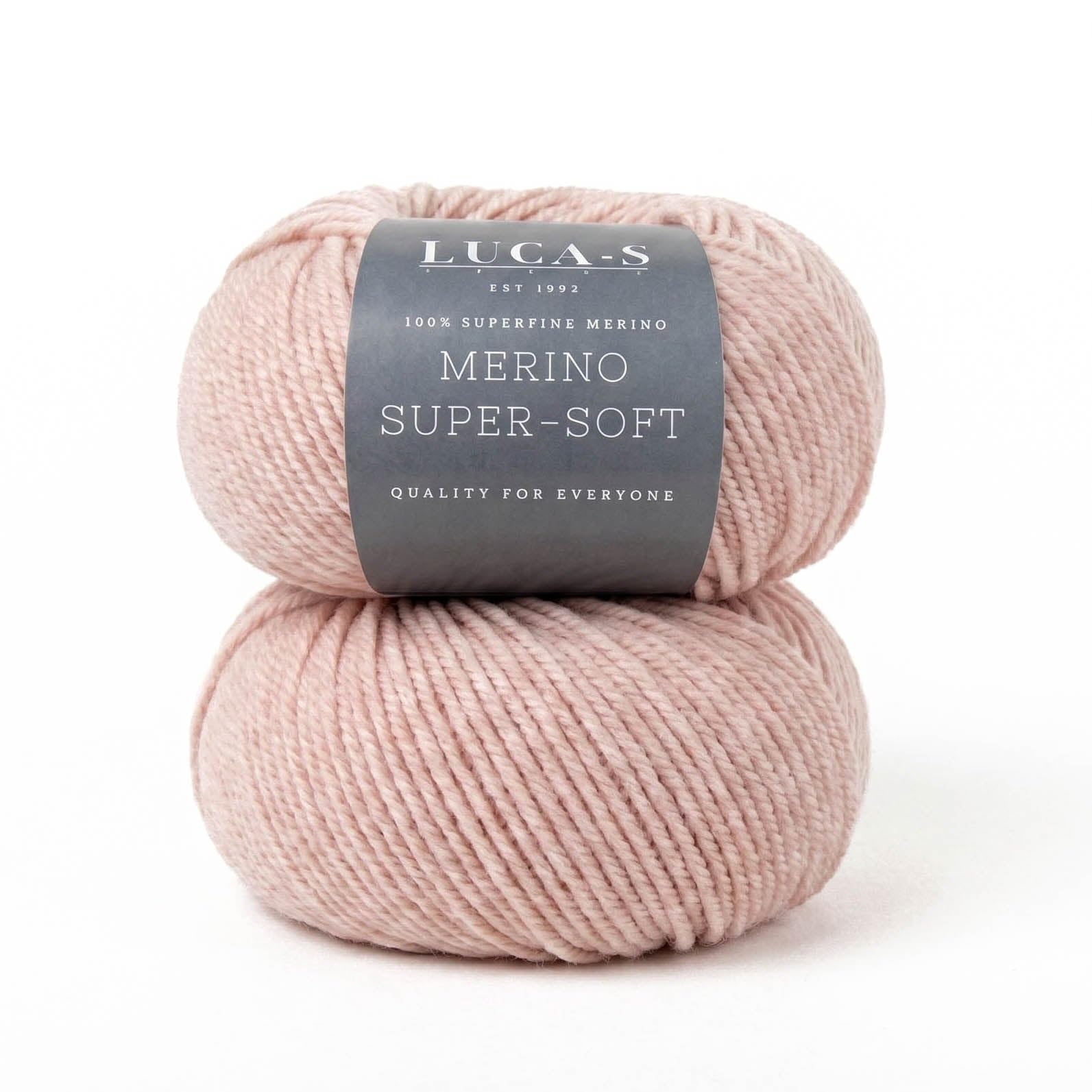 Superfine Merino DK Yarn for Knitting and Crocheting, Set of 2 Super Soft Superwash 100% Merino Wool 50g Ball