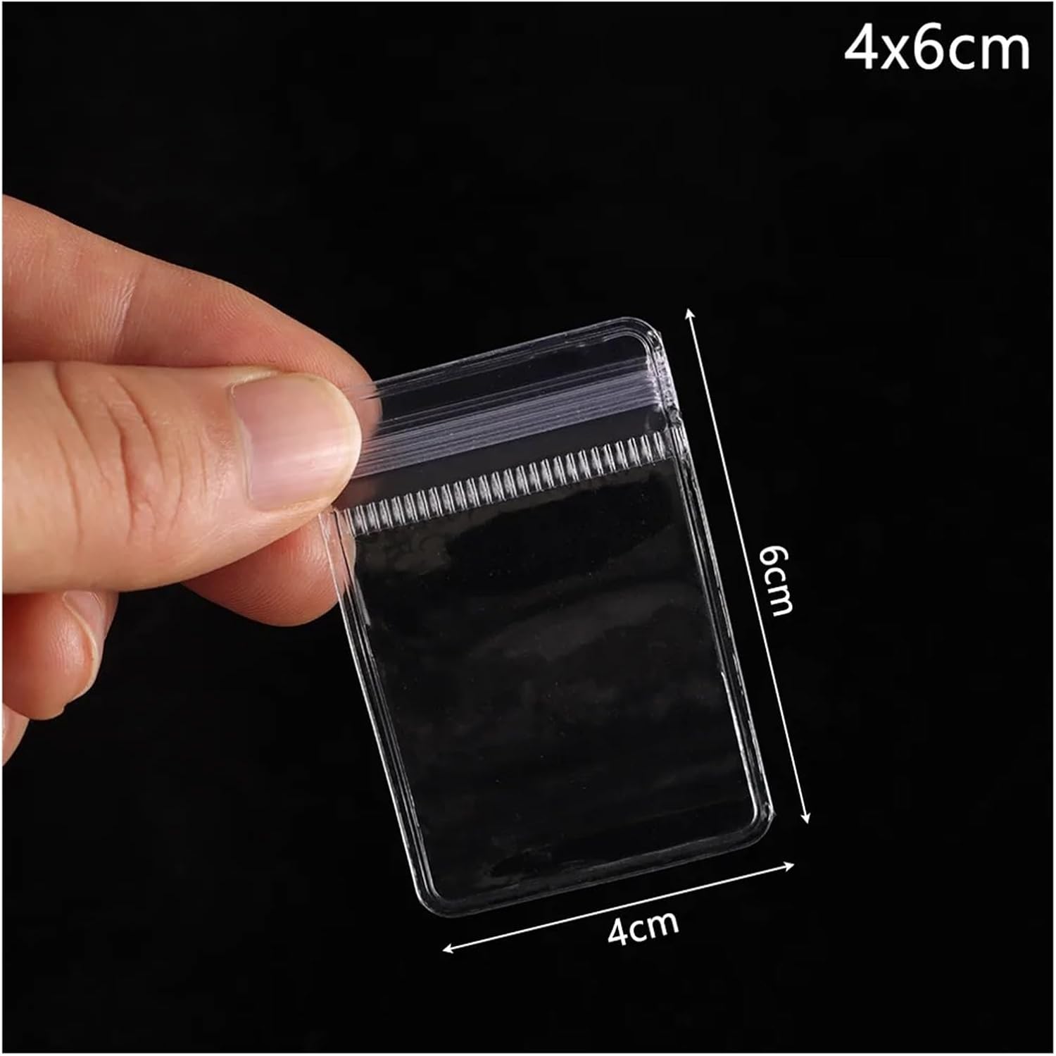 Jewelry Making Display & Packaging Supplies 400Pcs New PVC Plastic Self Sealing Bag Dustproof Transparent Zip Lock Bags Reclosable Jewelry Necklace Bracelet Ring(4x6cm)