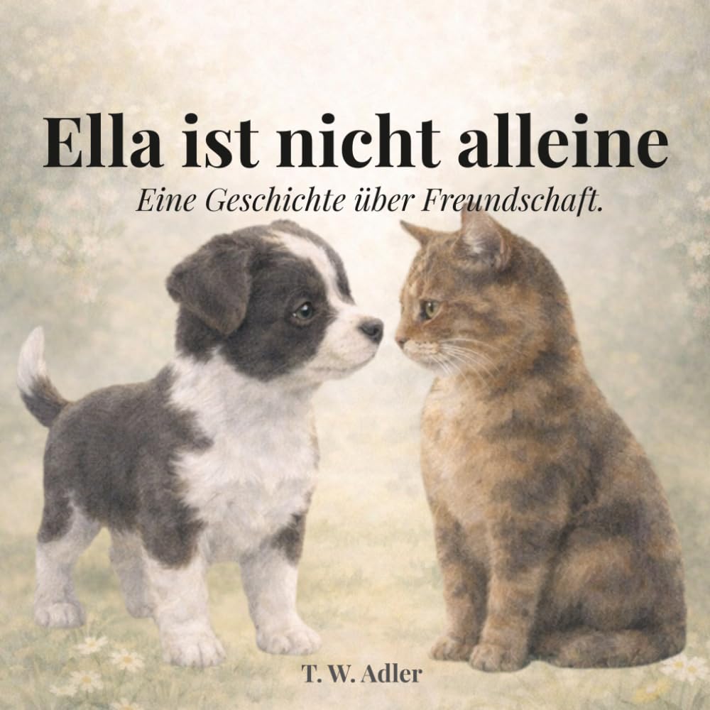 Ella ist nicht alleine: Eine kleine Geschichte über Mut und Freundschaft. Ella trifft die Katze Billie. (Ella – Abenteuer des kleinen Hundes)