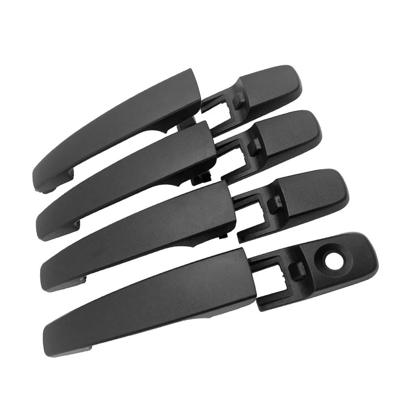 YSDSLS Car Exterior Door Handles Left Hand Drive Exterior Outer for Ford for Focus 2008-2011 ‎(Matte Black)