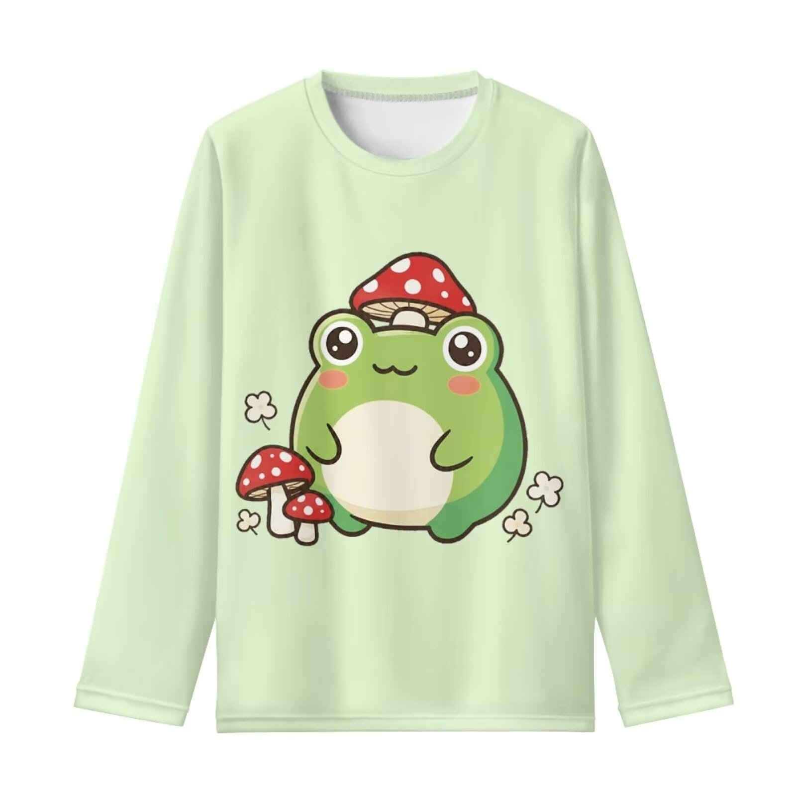Girls Long Sleeve Shirts Casual Crewneck Soft T-shirts for Girls 3-16 Years Old