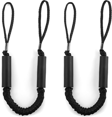 4 Feet Bungee Dock Line, Adjustable Mooring Rope with Snubber…