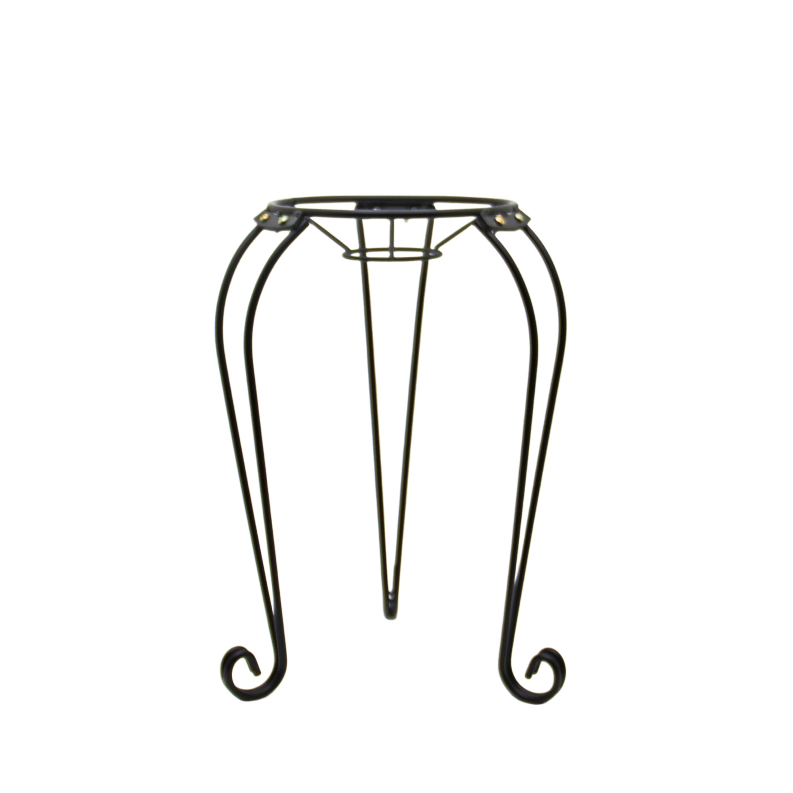 Photo 1 of SAVENNA Metal Gazing Ball Stand, 10" Sturdy Iron Globe Holder for 8–12 Inch Garden Globes, Outdoor Yard & Lawn Decor, Black