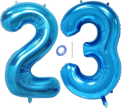 Miniatura 8 de 2 globos gigantes de 40 pulgadas con el número 14, globos gigantes de Mylar para decoración de fiestas de cumpleaños, aniversario de boda, 3XL,