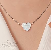 Vista 15 de Heart Opal Necklace