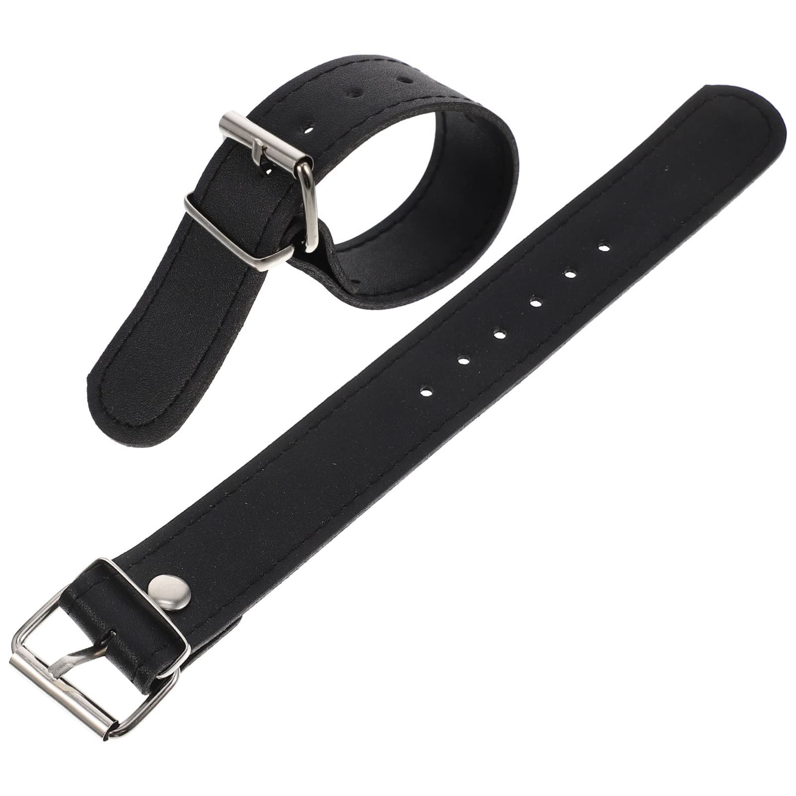 Wicker Basket Replacement Straps, Quick Release Bike Bicycle Basket Leather Replacement Straps Adjustable Basket Belts for Bikes Scooters Decor, Black