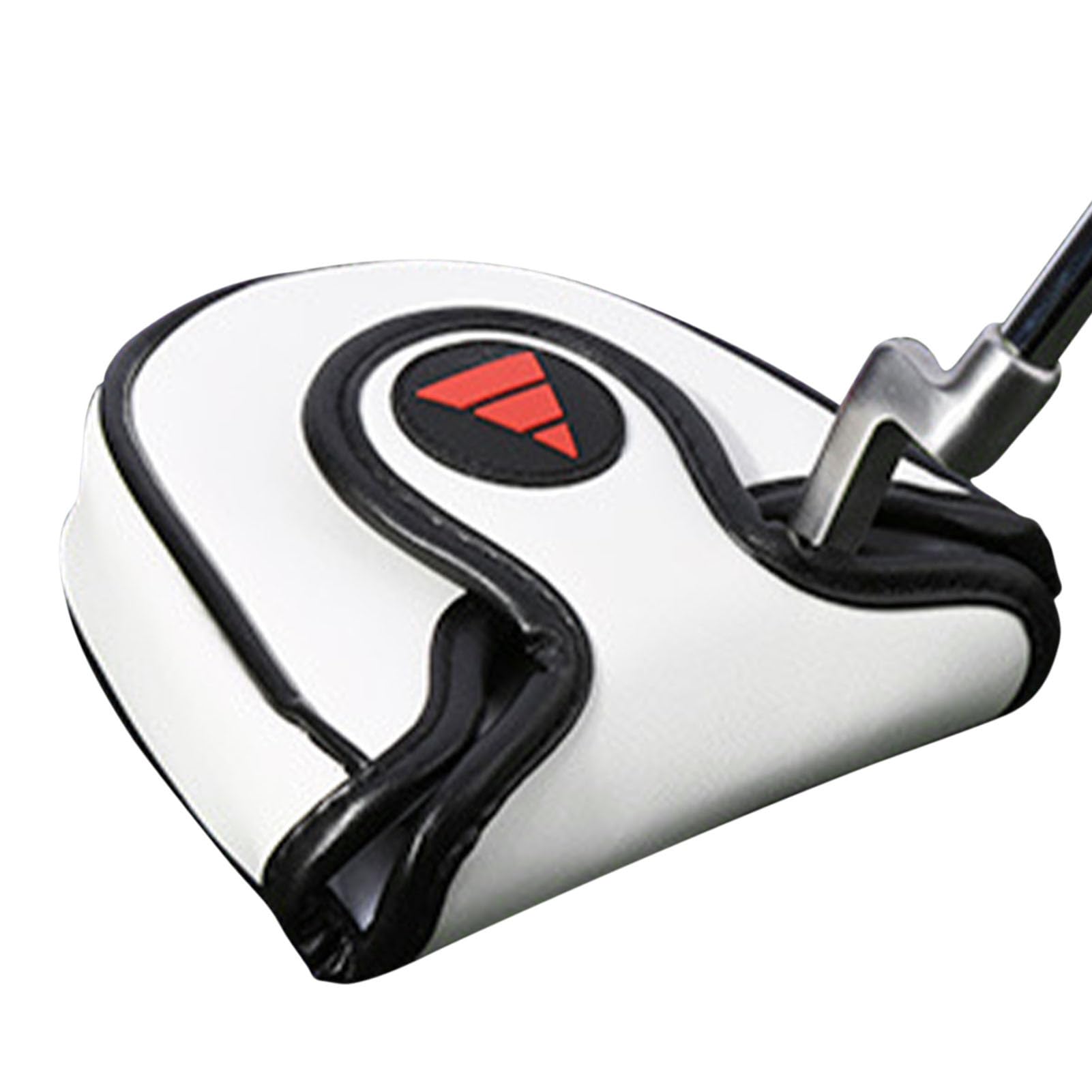 Aizuoni White Mallet Putter Headcover - Golf Putter Covers,Putter Head With Magnetic Closure, Headcover Golf Club Protector