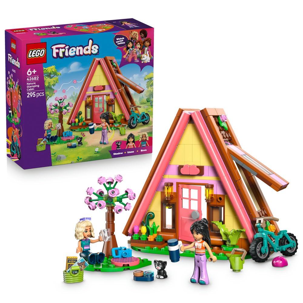 LEGO Friends Domek na luksusowym kempingu, zabawka konstrukcyjna dla dziecka, zestaw do zabawy w odgrywanie ról, pomysł na prezent dla dziewczynki lub chłopca od 6 lat 42682