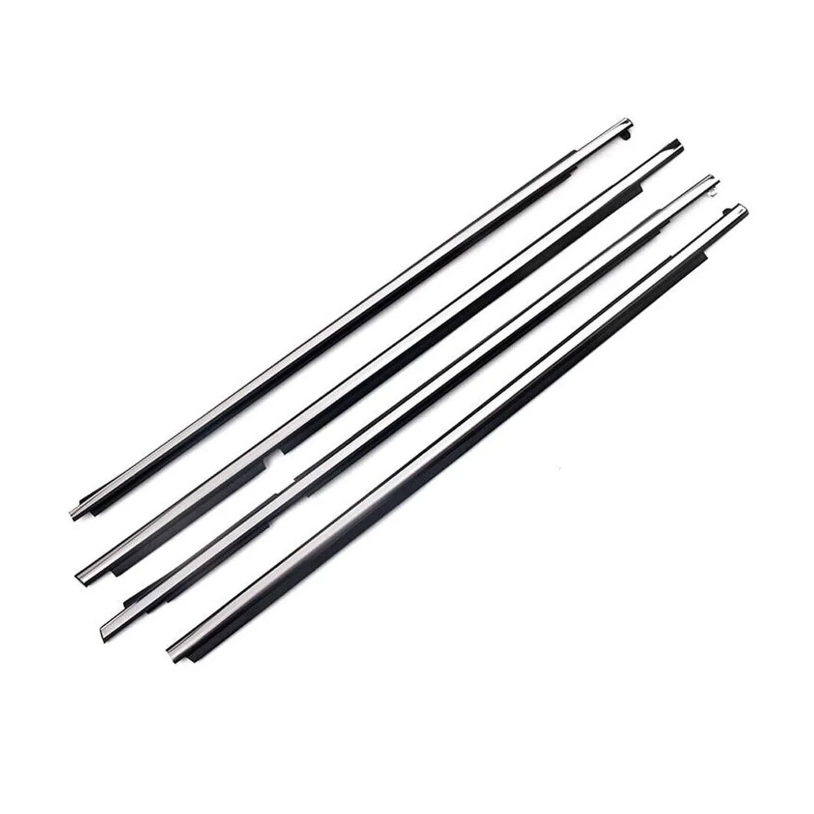 Uussup Short Wire Rubber Seal Weather Stripping For Toyota For Land For Cruiser Lc100 Series For Lexus Lx470 1998-2007 Outer Windows Rubber Weatherstrip Door Seal Belt Moulding Trim 4Pcs
