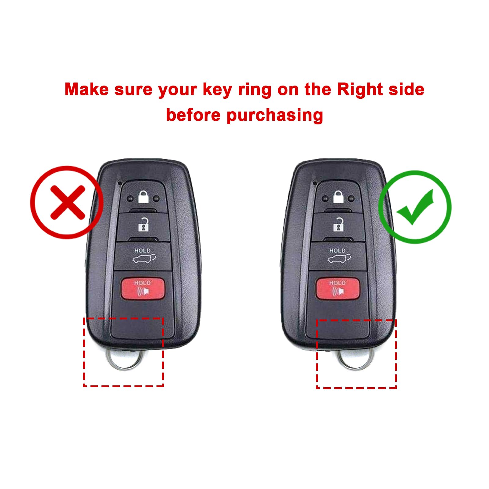 Tundra 2025 Accessories Key Fob Cover For Toyota, Carbon Fiber - Foto 8