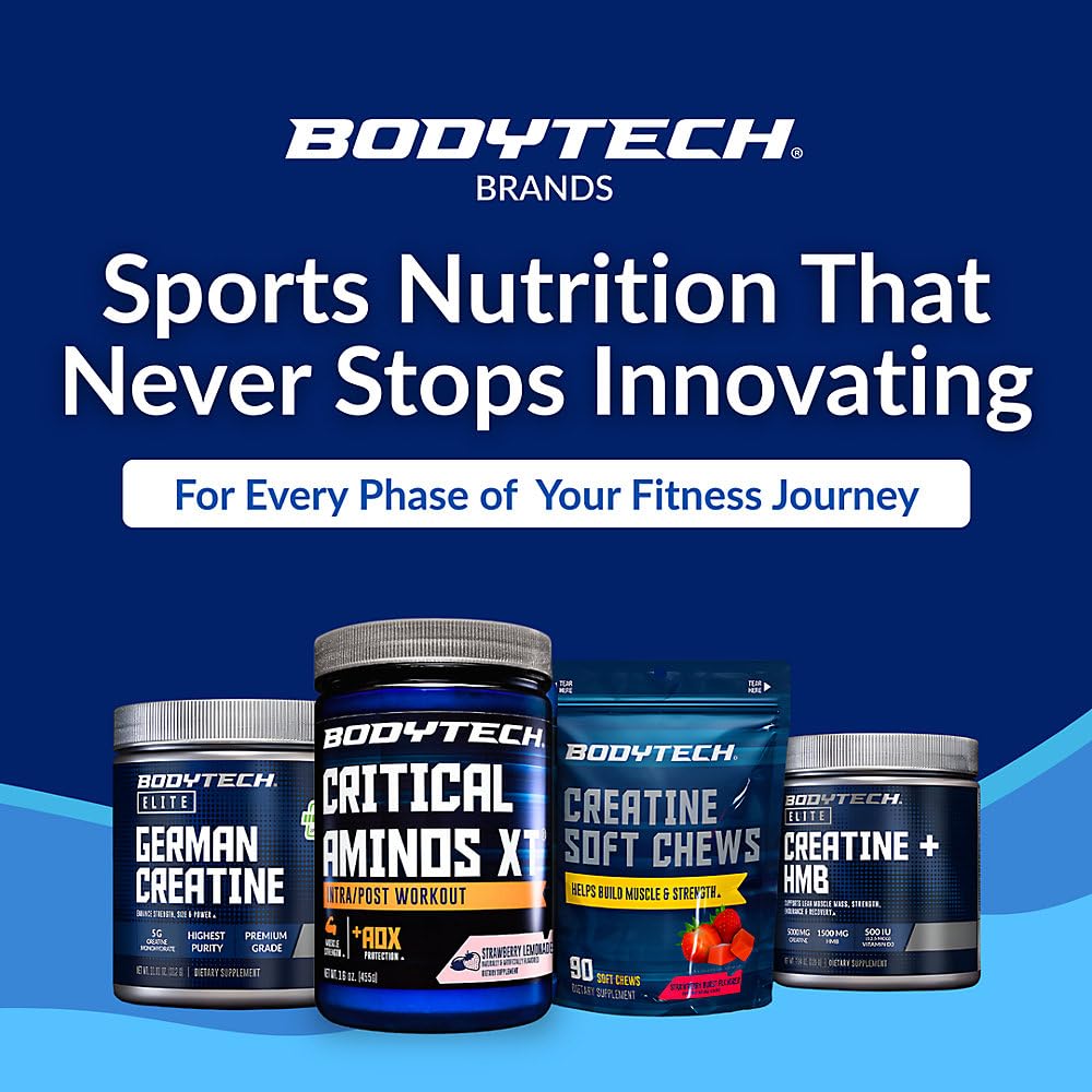 BodyTech Critical Aminos Xt Powder, Strawberry Lemonade, 15.9 Oz — Amazon image 8