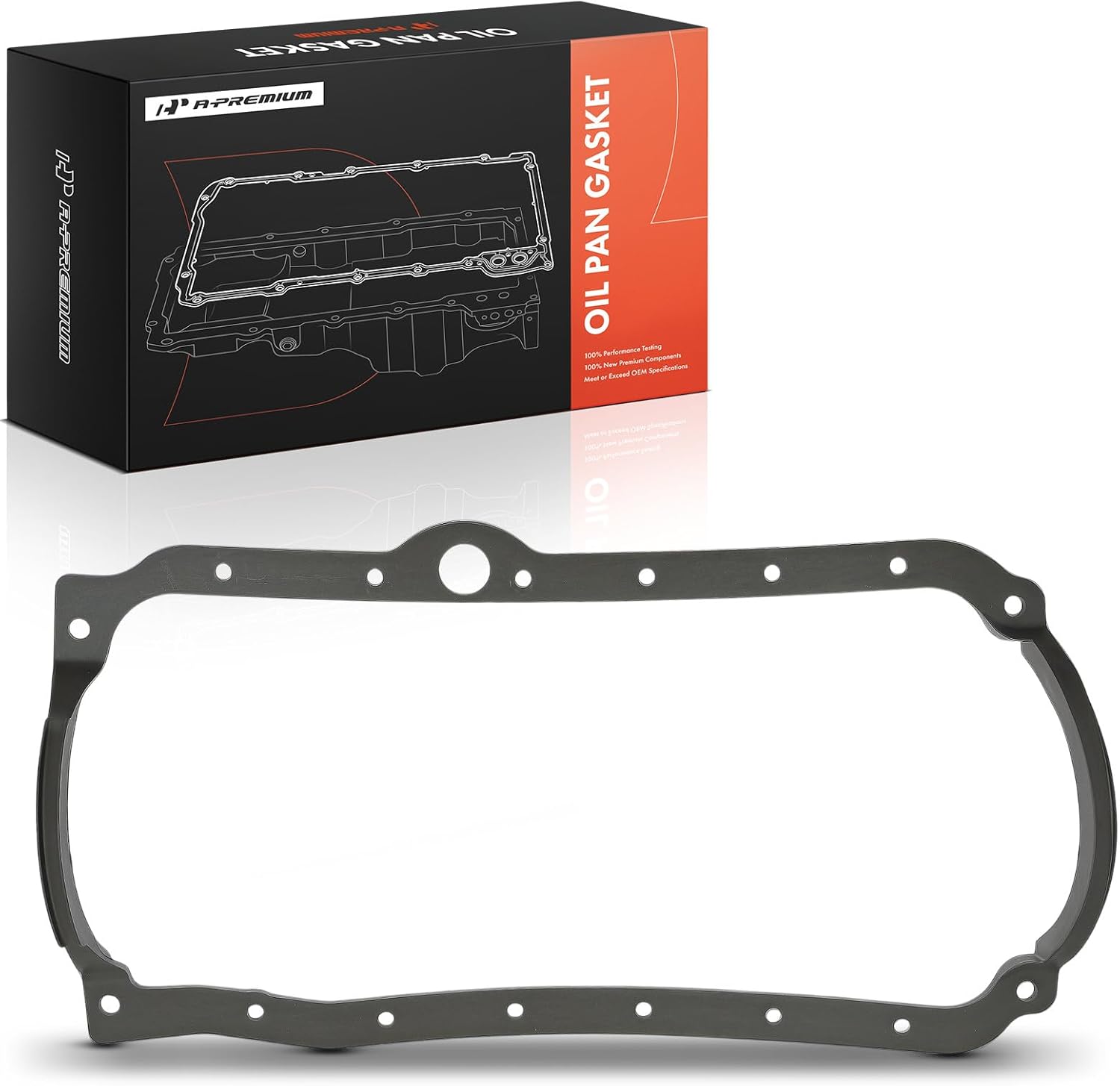 A-Premium 4.3L Engine Oil Pan Gasket Set, Compatible with Chevrolet & GMC Models - Blazer, Caprice, Monte Carlo, Bonneville, Grand Prix, Astro, C10, G20, G30, K10, K1500, Caballero, G1500, S15 Jimmy
