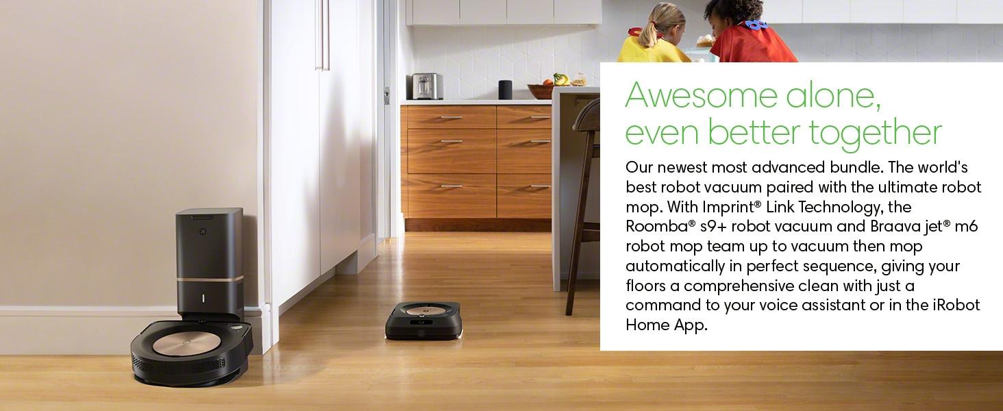 Amazon.com - iRobot Roomba s9+ (9550) Robot Vacuum & Braava Jet m6