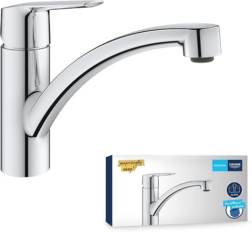 GROHE QUICKFIX Start - Kitchen Sink Mixer Tap (Low Spout …