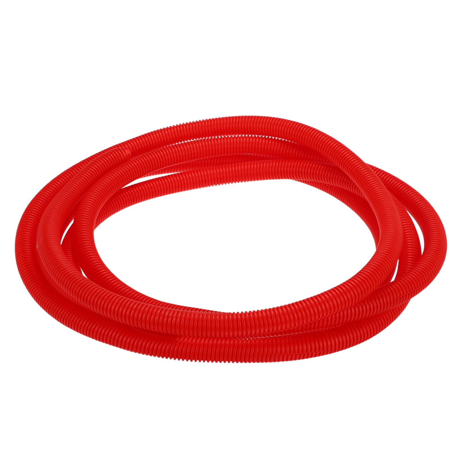 sourcing map Split Wire Loom Tubing 1"(23mm) ID 20FT(6m) Wire Loom Tubing Heat & Cold Resistant -40F to 257F Plastic Flexible Conduit Cord Protector for Electrical Wires Cable, Red