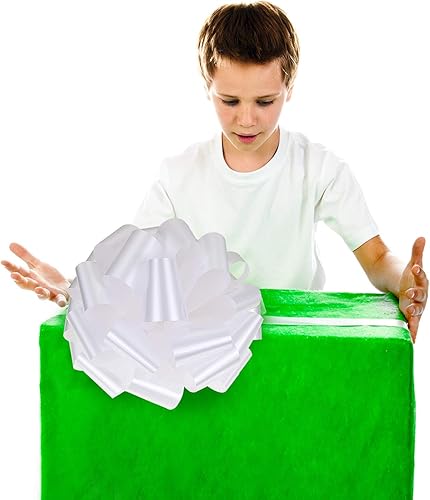 Miniatura 7 de Lazo de envoltura para automóvil, con un listón de 20 pies para decorar el vehículo en matrimonios, fiestas de casas nuevas y celebraciones.