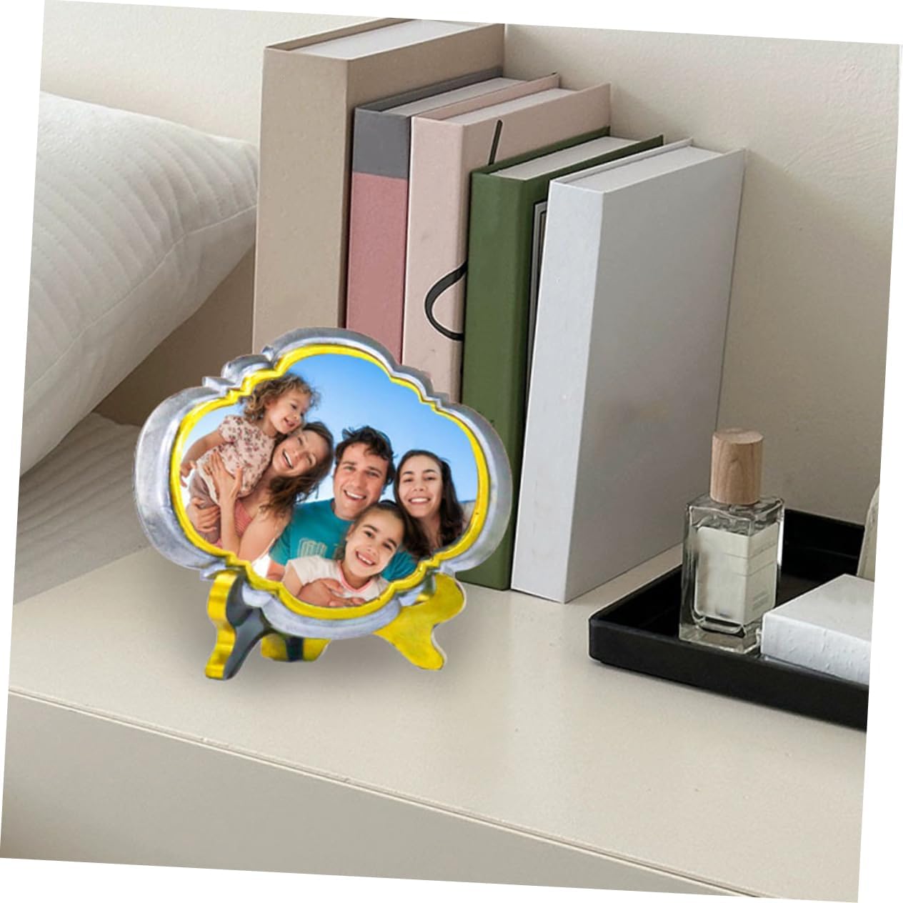 1set Silicone Picture Frame for DIY Crafts Flexible Epoxy Resin Casting Reusable and Easy to Photo Frame Making Multifunctional Design for Home Decoration