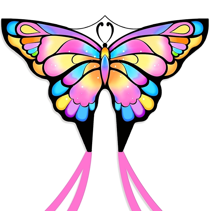 Simxkai 彩蝶风筝友好型 易飞蓝色大风筝