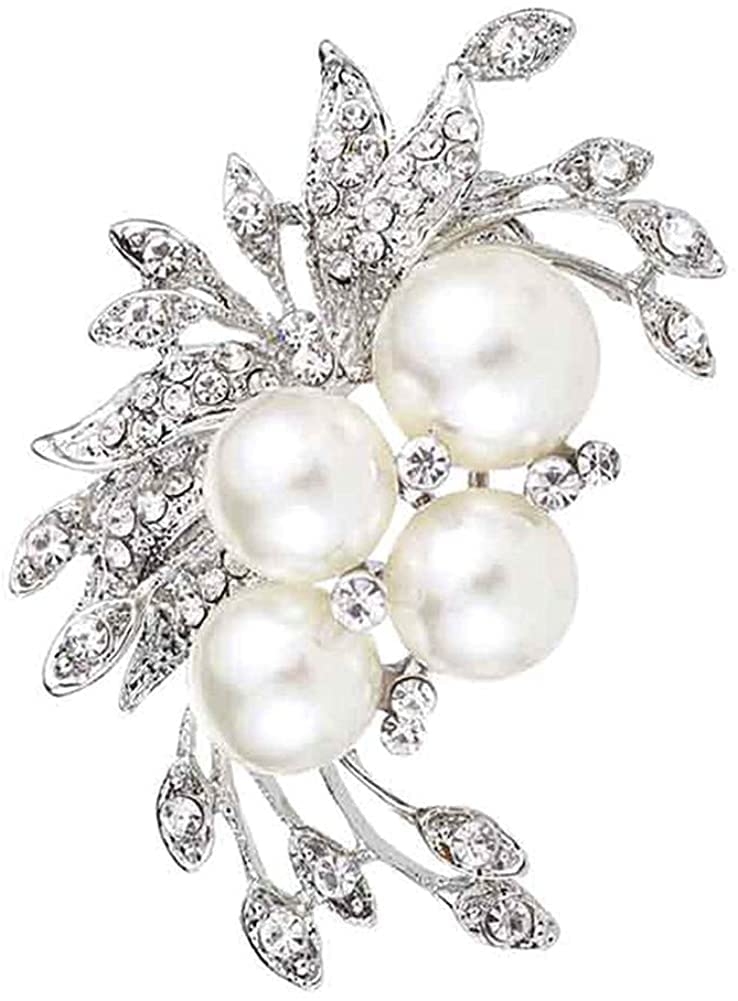 Diamond Brooch Pin Badge - Fashion Crystal Scarf Brooches for Women - Elegant Jewelry Pins - Convenient and Attractive