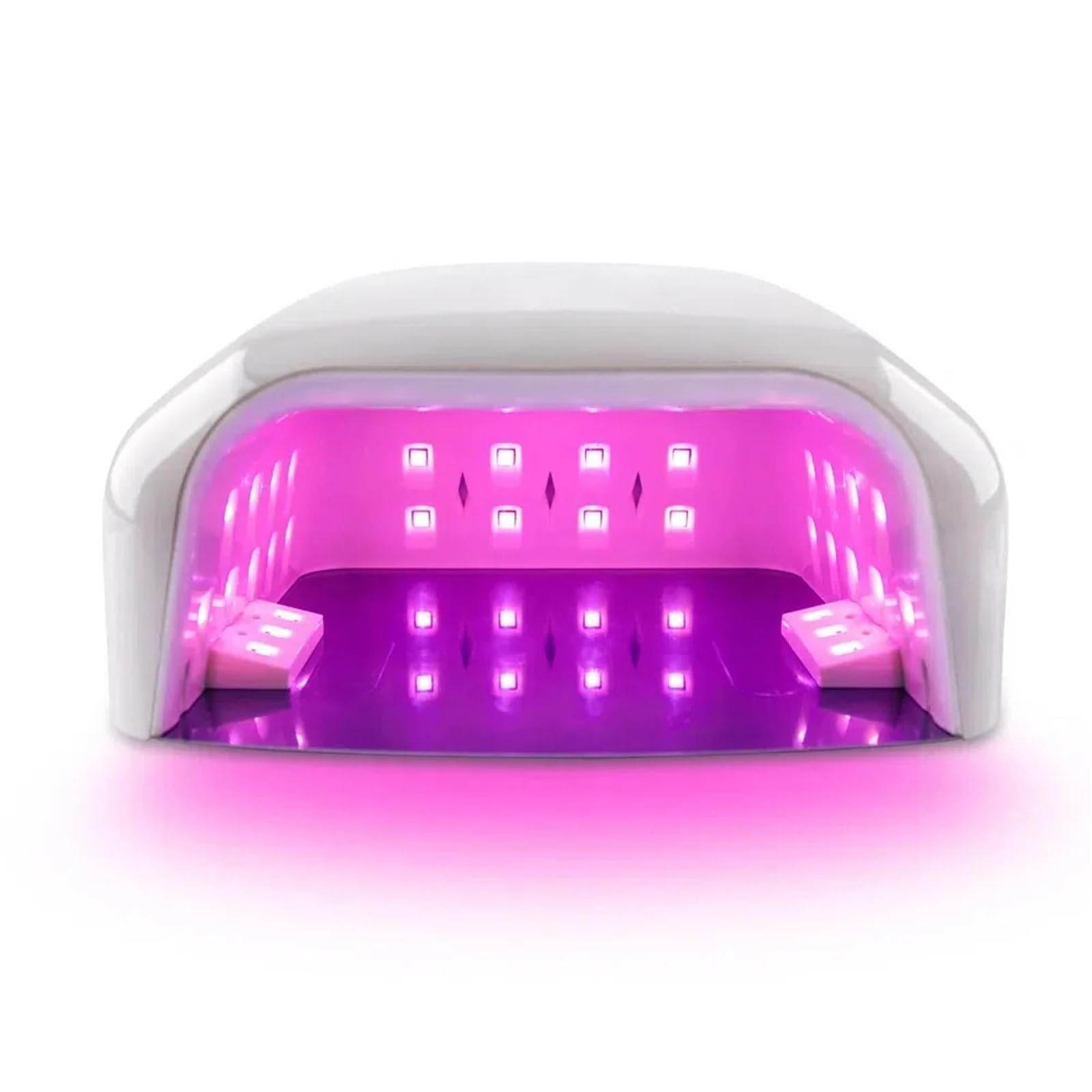 Lampa UV do paznokci, Moc 96 W Czerwone światło Akumulatorowa lampa UV do paznokci Profesjonalna suszarka do paznokci i manicure(Nero)