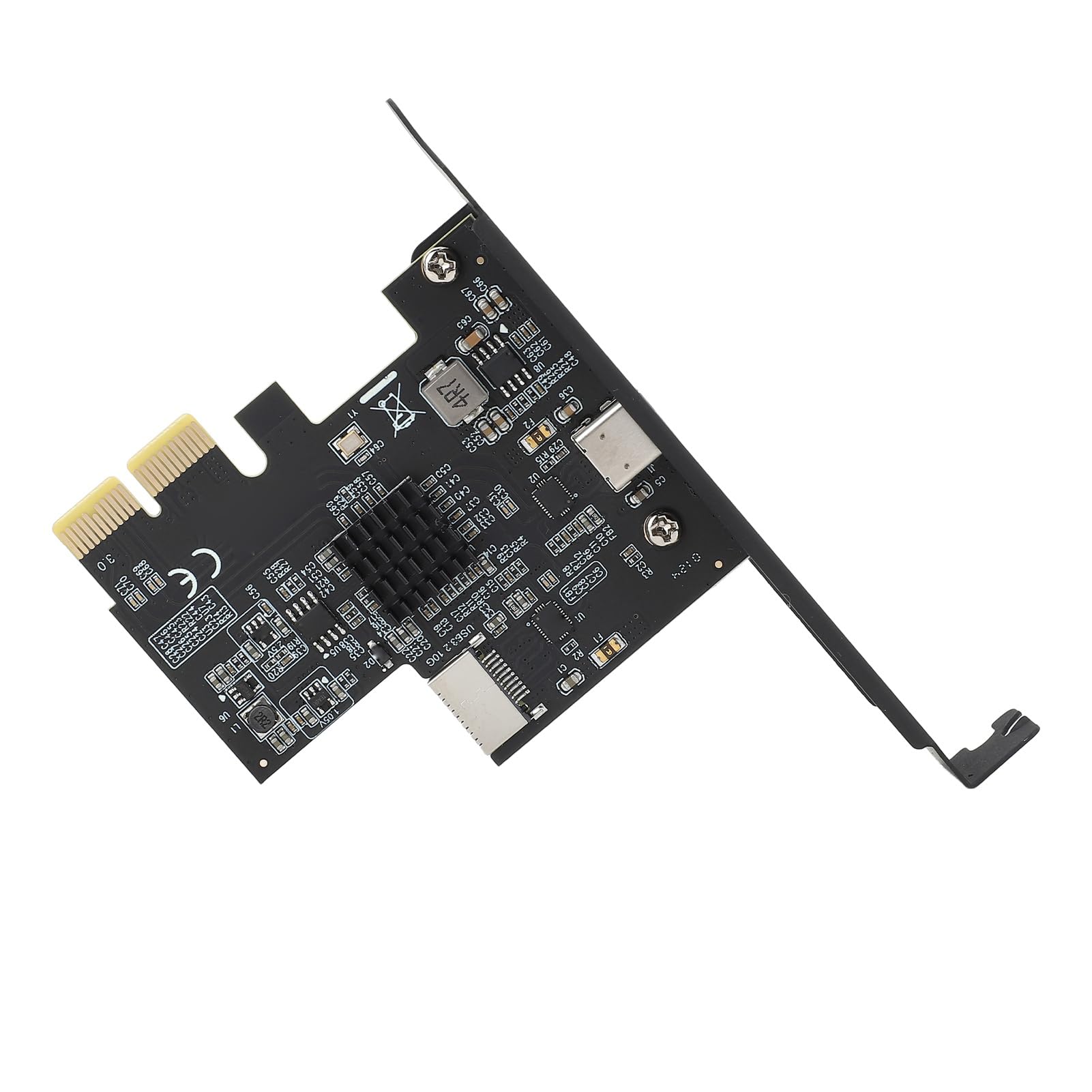 SENECESLI Tarjeta de Expansión PCIe de 10Gbit / ST Type C y Tipo E con Diseño de Interfaz Multi de ASMEDIA ASM3142 ASM3142 para Diferentes Dispositivos USB, Enchufe y Reproducción