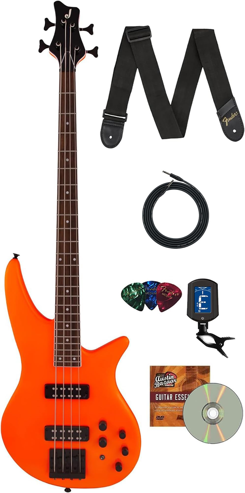 ギター BamBasic custom A/B BOX Squier Vintage Modified Jaguar Bass Special, Black - B-Stock