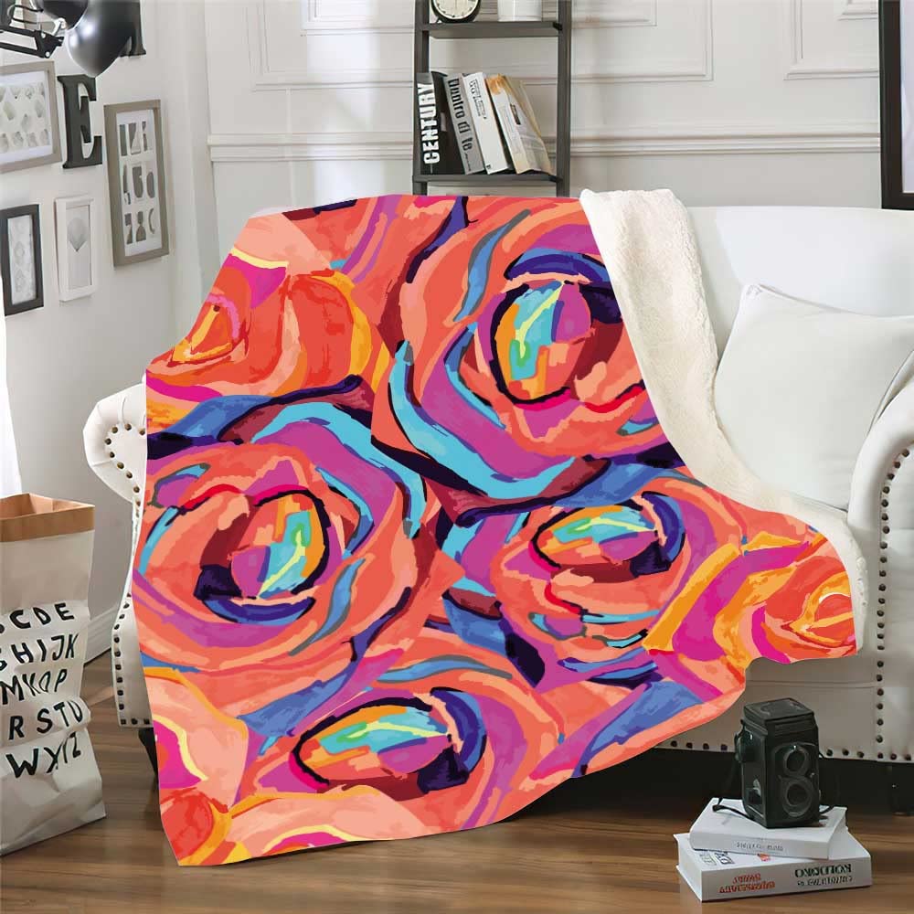 Couverture Douillette Style Ethnique Abstrait Art GéOméTrique Plaid