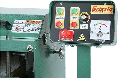 Miniatura 4 de Grizzly Industrial G1066Z - Lijadora de tambor de 24 5 HP con VS