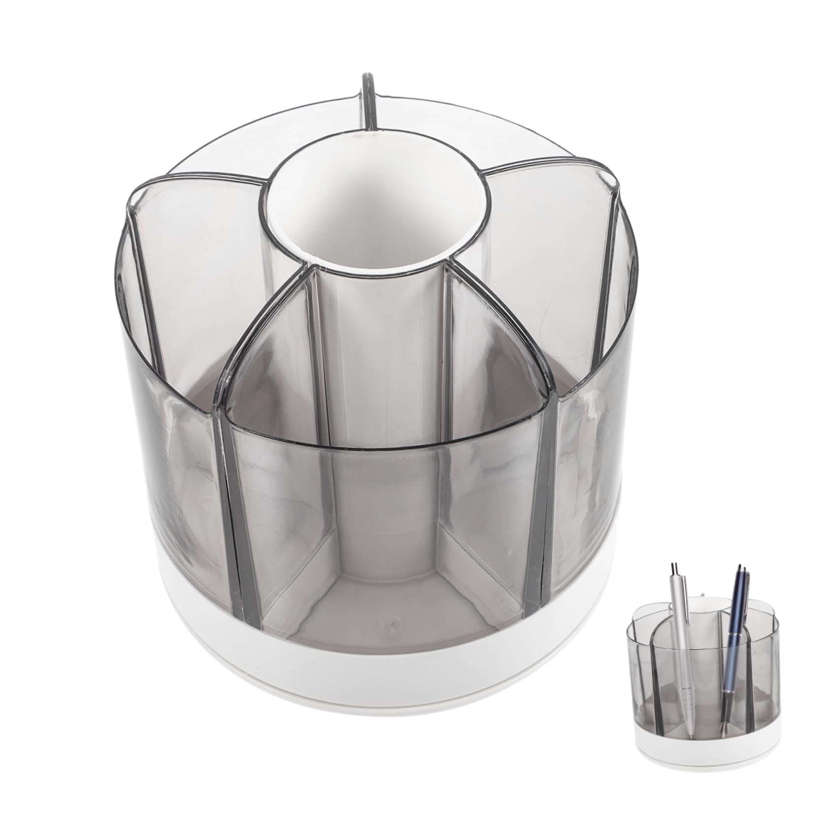 Support rotatif de bureau grande capacité amovible pour stylos