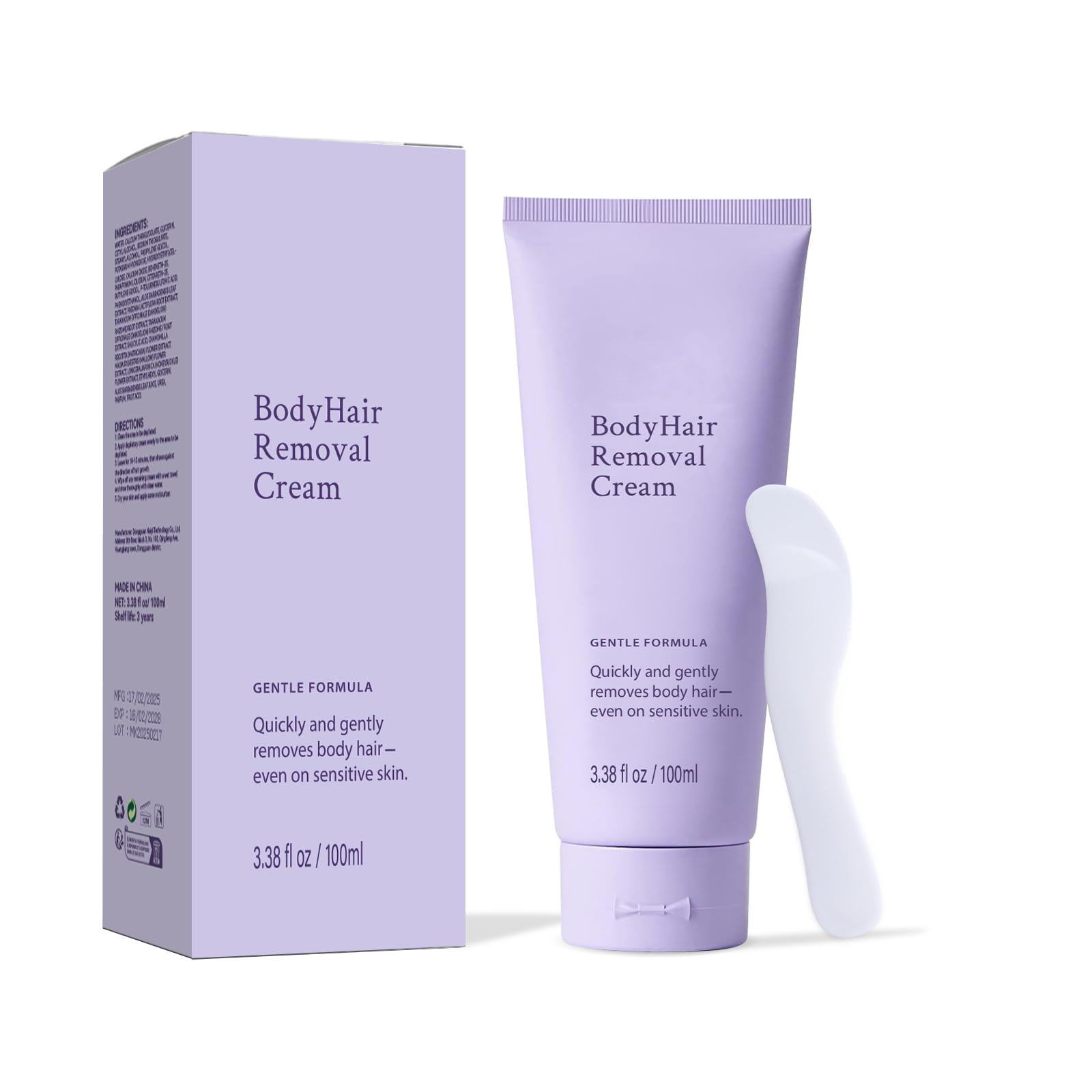 Body Facial Hair Removal Cream Painless Gentle Hair Removal Cream for Sensitive Skin Painless Hair Removal for Women