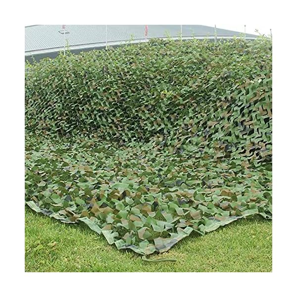 SunLin Tarnnetz Camouflage Netz 4x5m, Camouflage Netz Für Die Jagd Camping Shooting, Sonnenschutz Tarnung Netz… – Bild 4