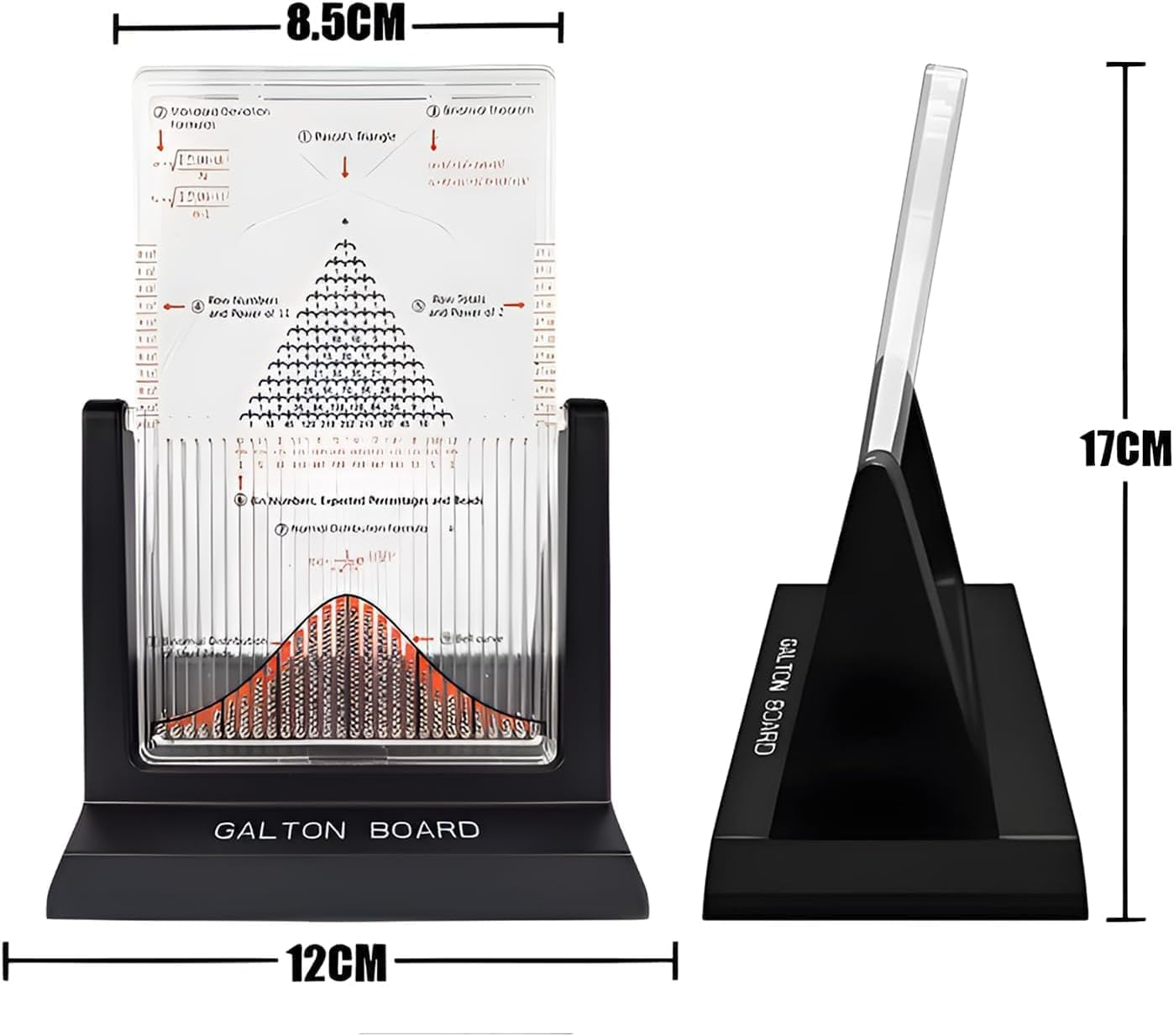 Desk Galton Board, Physics Lab Teaching Tool, Effective Statistical Law Demonstration, Probability Demonstration Model with Bell Curvefor School Labs & STEM Education