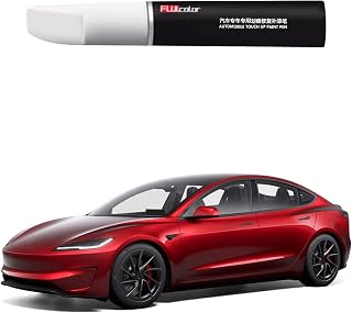 Treesiche Bolígrafo Reparador De Rayones Para Tesla Model 3 Highland,Bolígrafo Para Borrar Rayones Automotrices (Rojo)