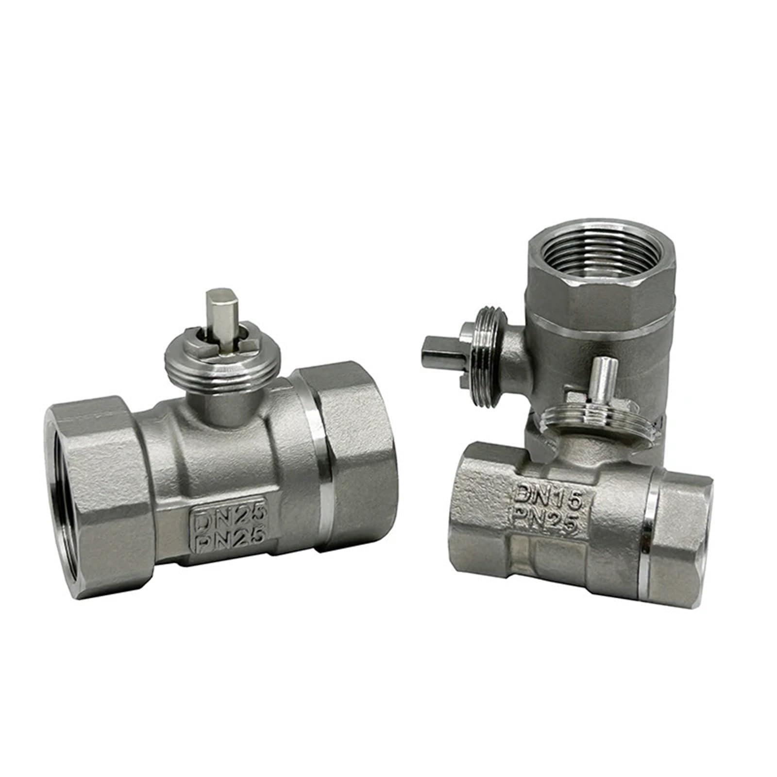 PXQCHAVLN DN15 DN20 DN25 Motorized Stainless Steel Ball Valve Body Electric Thread Ball Valve Body