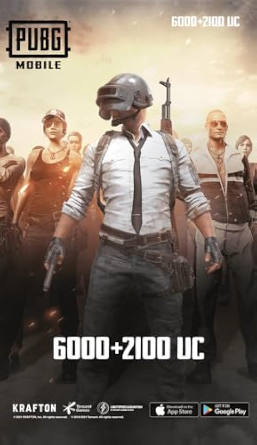 PUBG 6000+2100 UC $100 [Digital Code]
