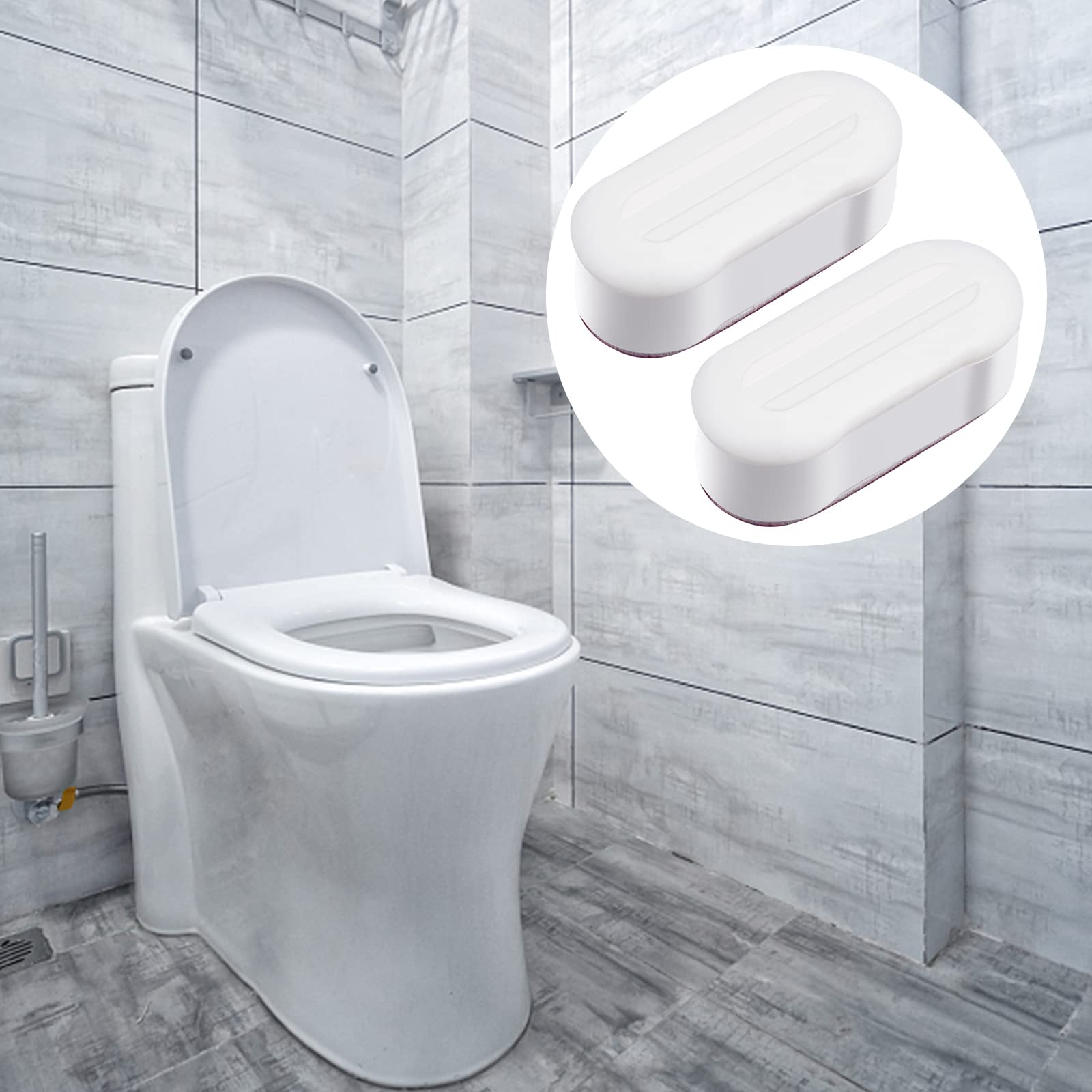 AE -Ensemble deux pièces de housses de siège de toilette et de tapis en AE -Ensemble deux pièces de housses de siège de toilette et de tapis en