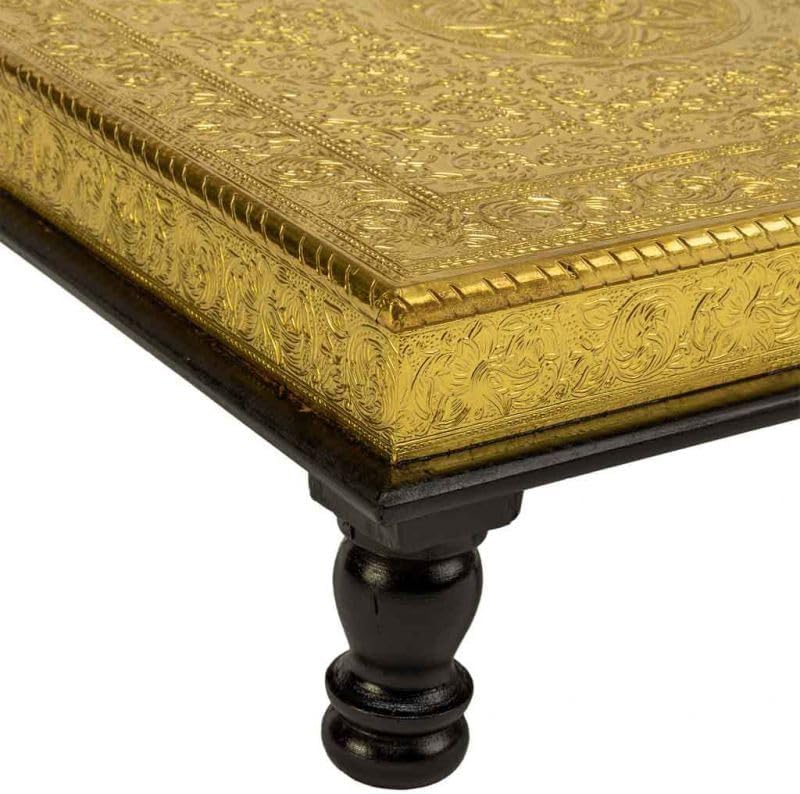 Miniatura 5 de Mesa Auxiliar De Metal Repujado