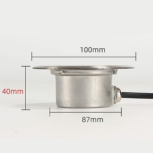 Miniatura 3 de Luces LED de paisaje  Lámpara enterrada RGB para exteriores, IP68 impermeable, de acero inoxidable, luz empotrada al aire libre, para acera al aire