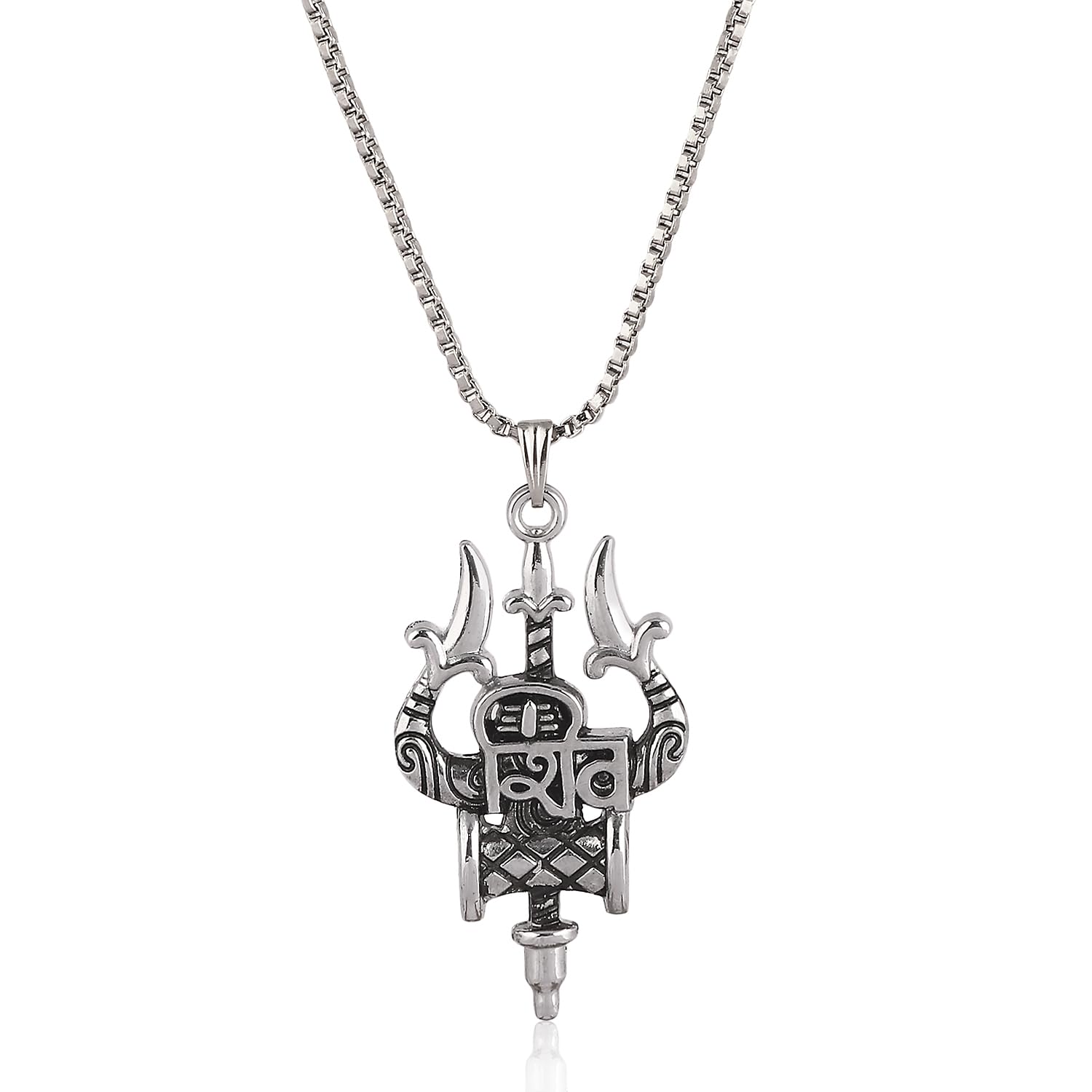 czardonic Hindu Religious Trishul-Shiv Pendant for Men and Boys-picture-46