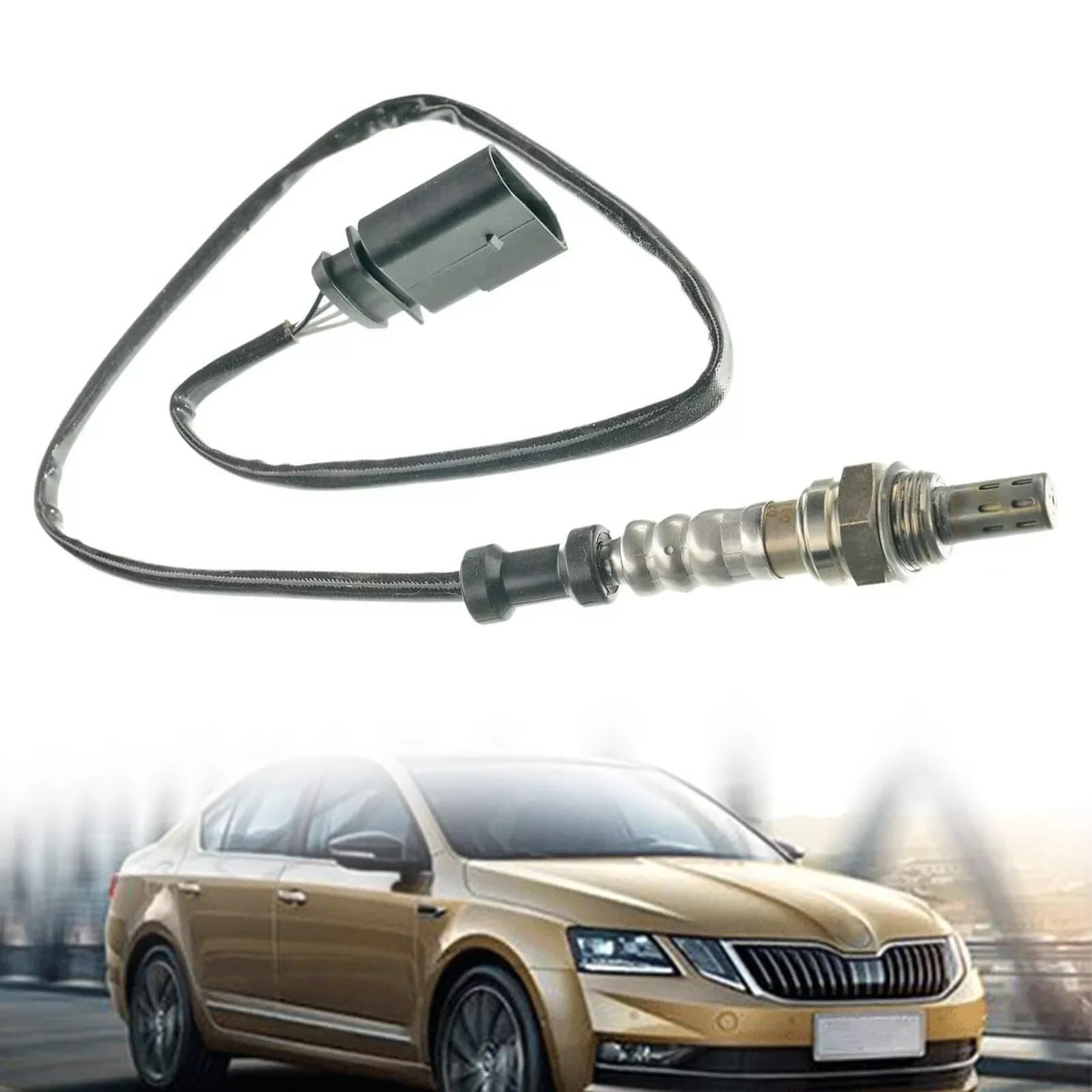 Sensores Oxígeno Escapes Compatible Con Seat Para Ibiza Para Petrol 2007-2008 Kit De Montaje De Unidad De Sensor De Oxígeno Lambda Delantero 03D906265C